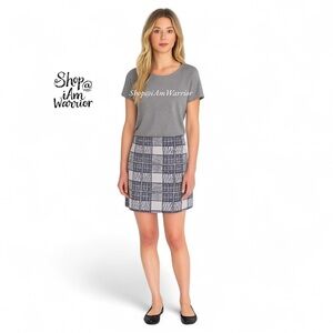 Banana Republic linen blend print mini skirt with pockets *shop@iamwarrior
